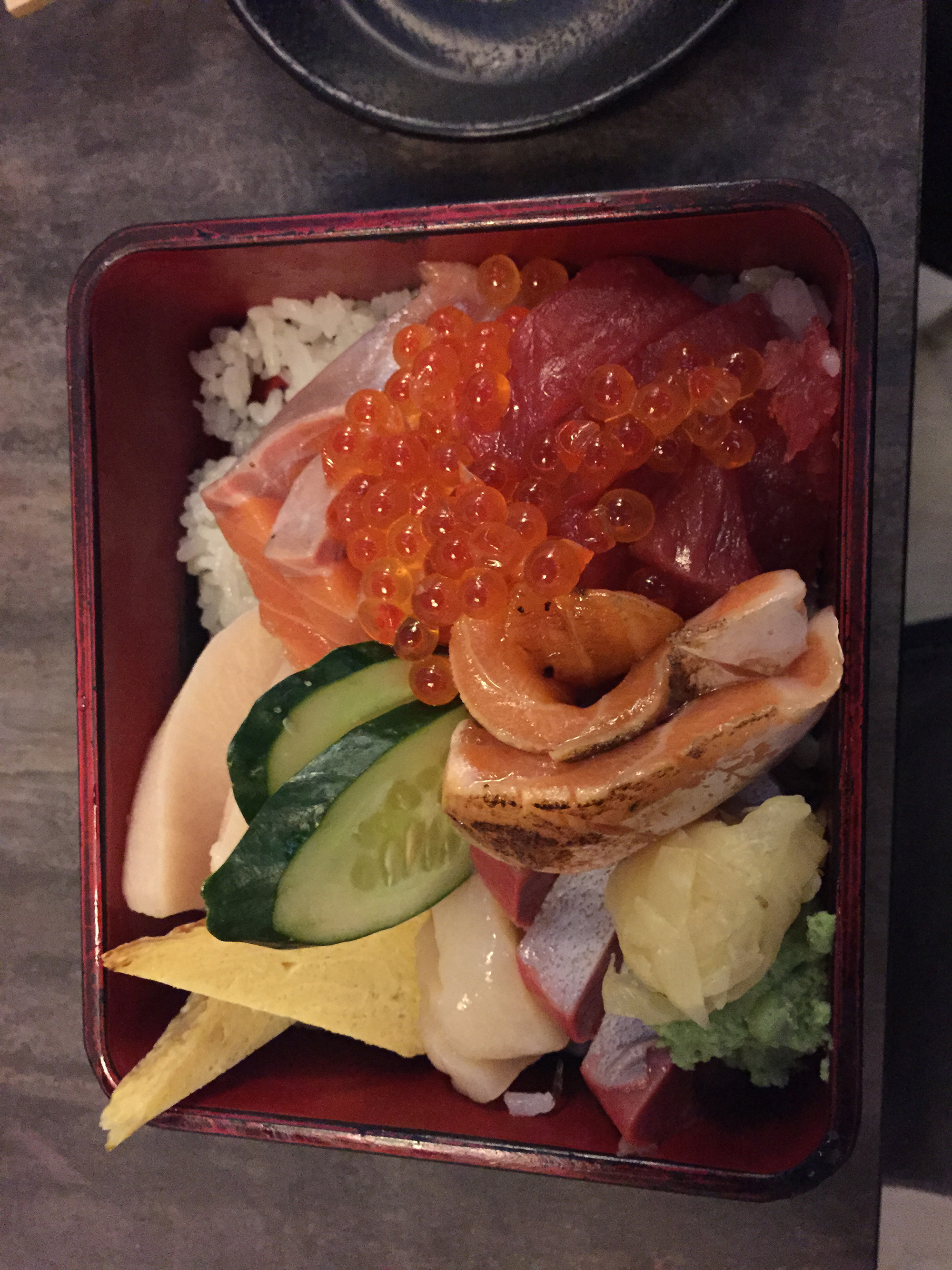 salmon bento